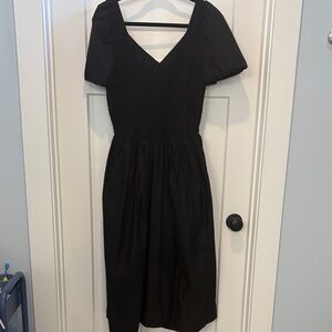 Lane Bryant Elegant Black Midi Dress